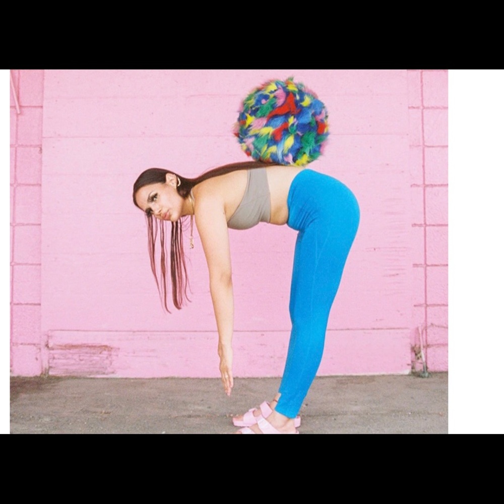 Bright blue girlfriend leggings, worn a handful of times, great condition.